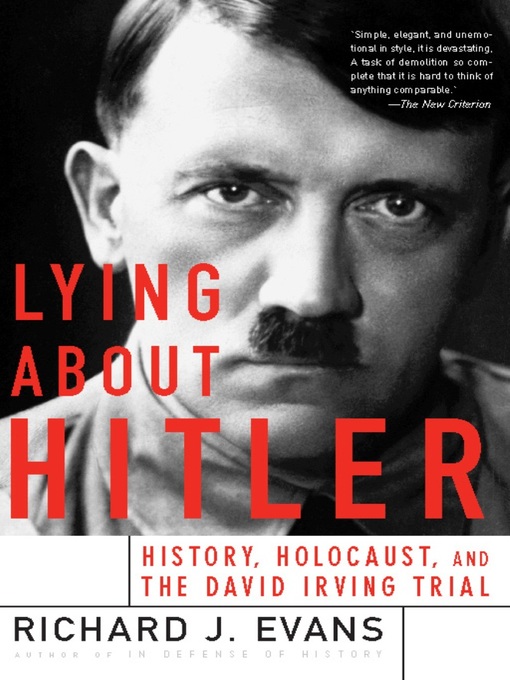 Title details for Lying About Hitler by Richard J. Evans - Available